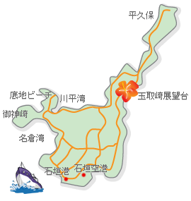 石垣島の地図